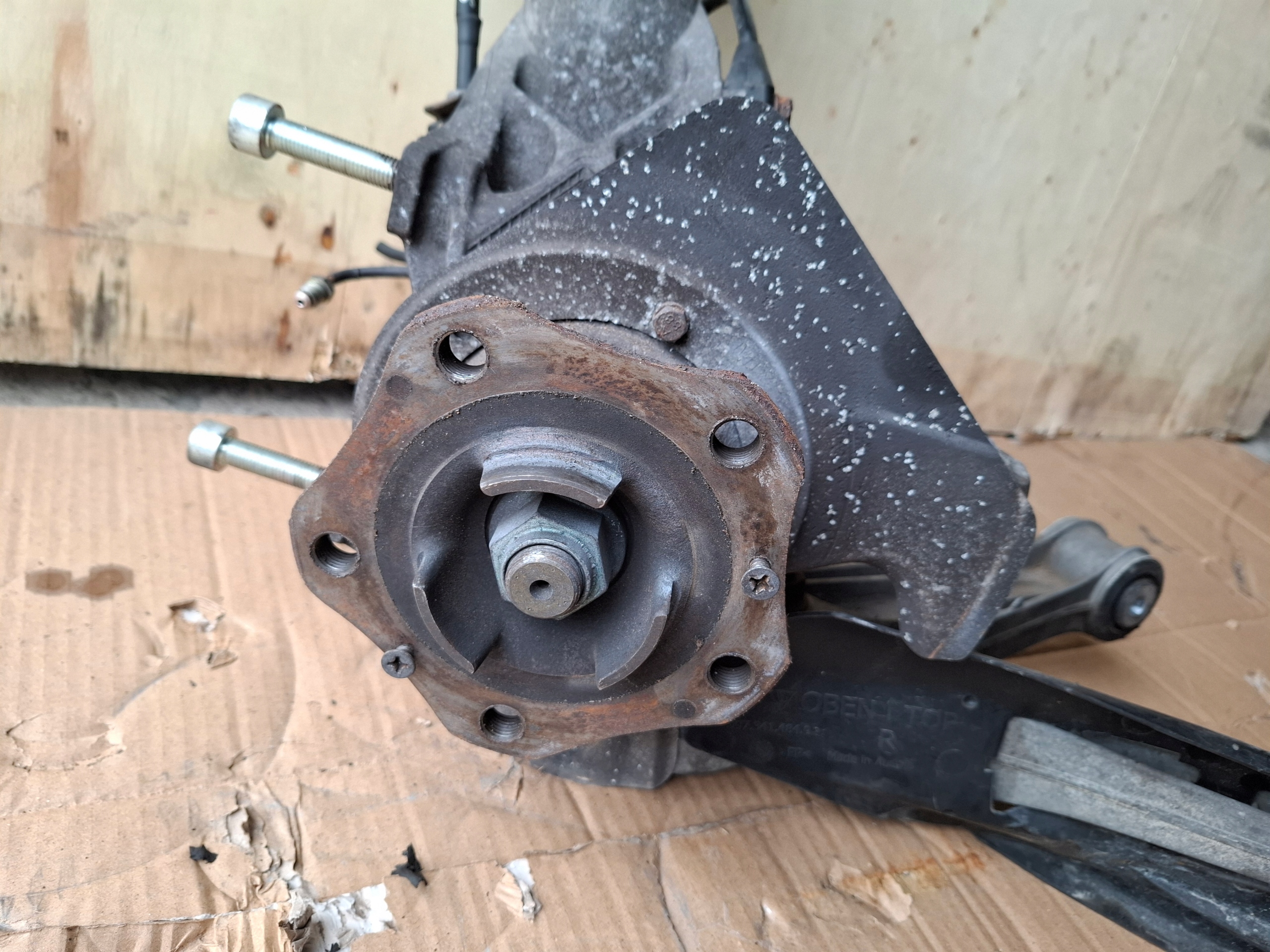 swing arm shock absorber right front PORSCHE BOXSTER 986 2.7