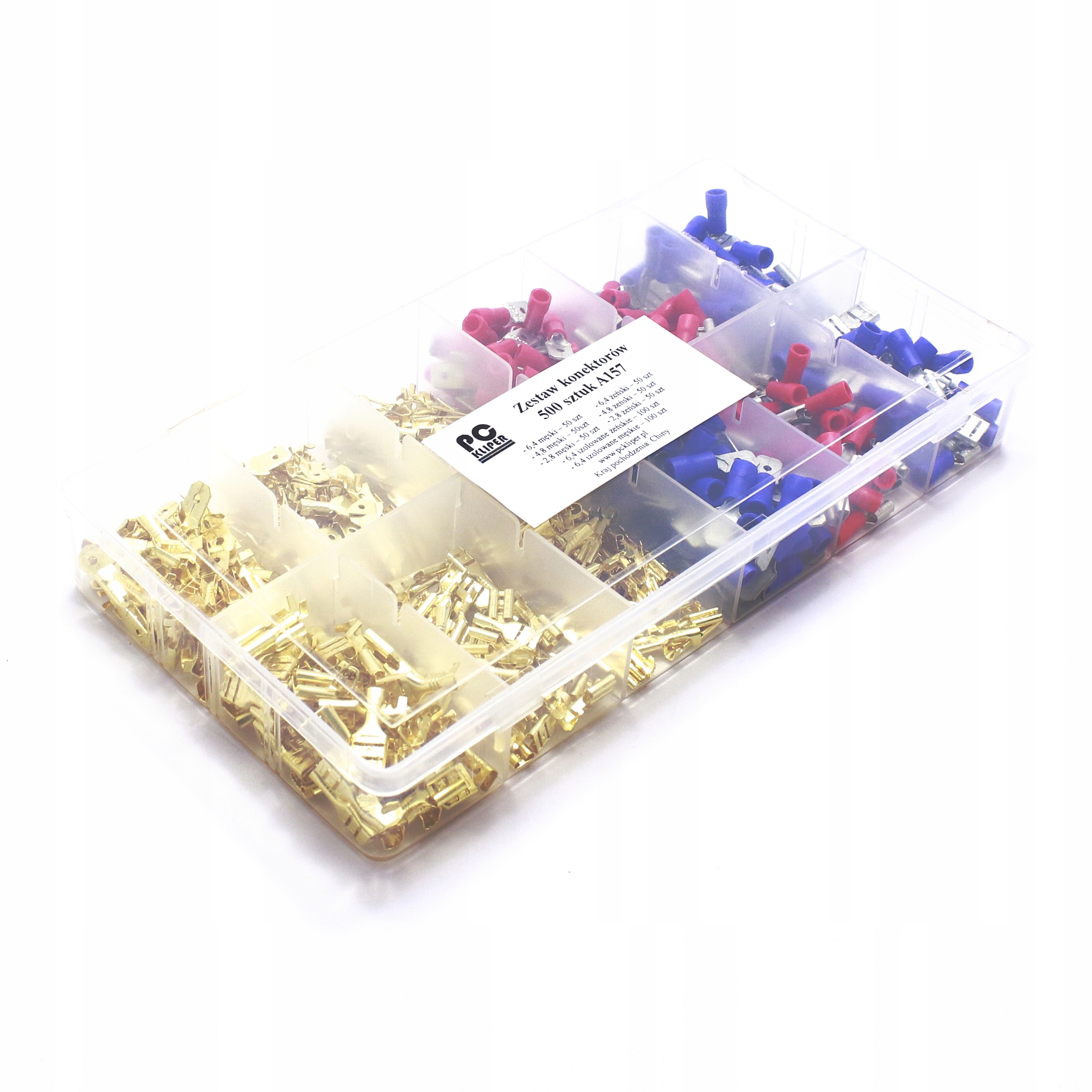 KONEKTORY KABLOWE IZOLOWANE NIEIZOLOWANE ZESTAW Producent PCKLIPER