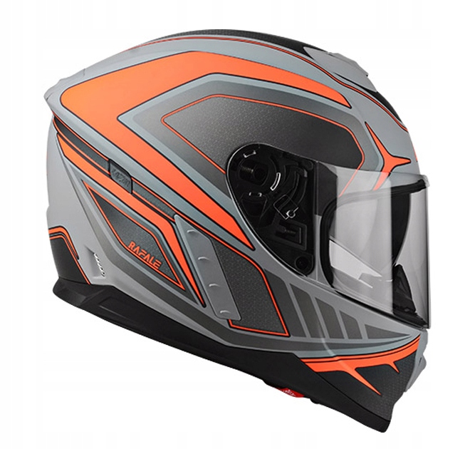 Kask integralny LAZER RAFALE HEXA Grey-Red M Rozmiar M