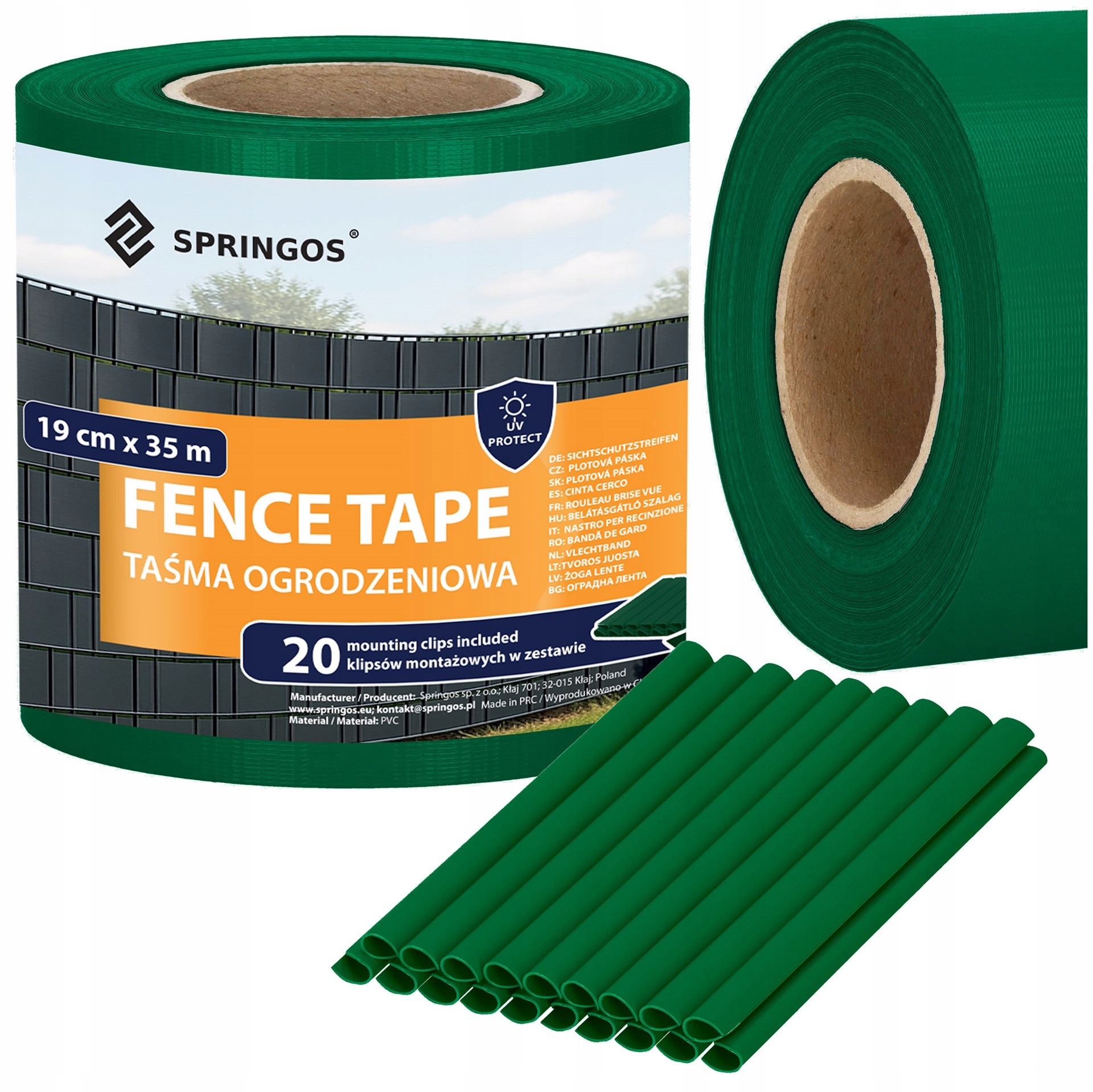 Stínící Panelové Pásy 19 cm x 35 m Plotová Ochrana Na Oplocení Panelové Pvc Klipy