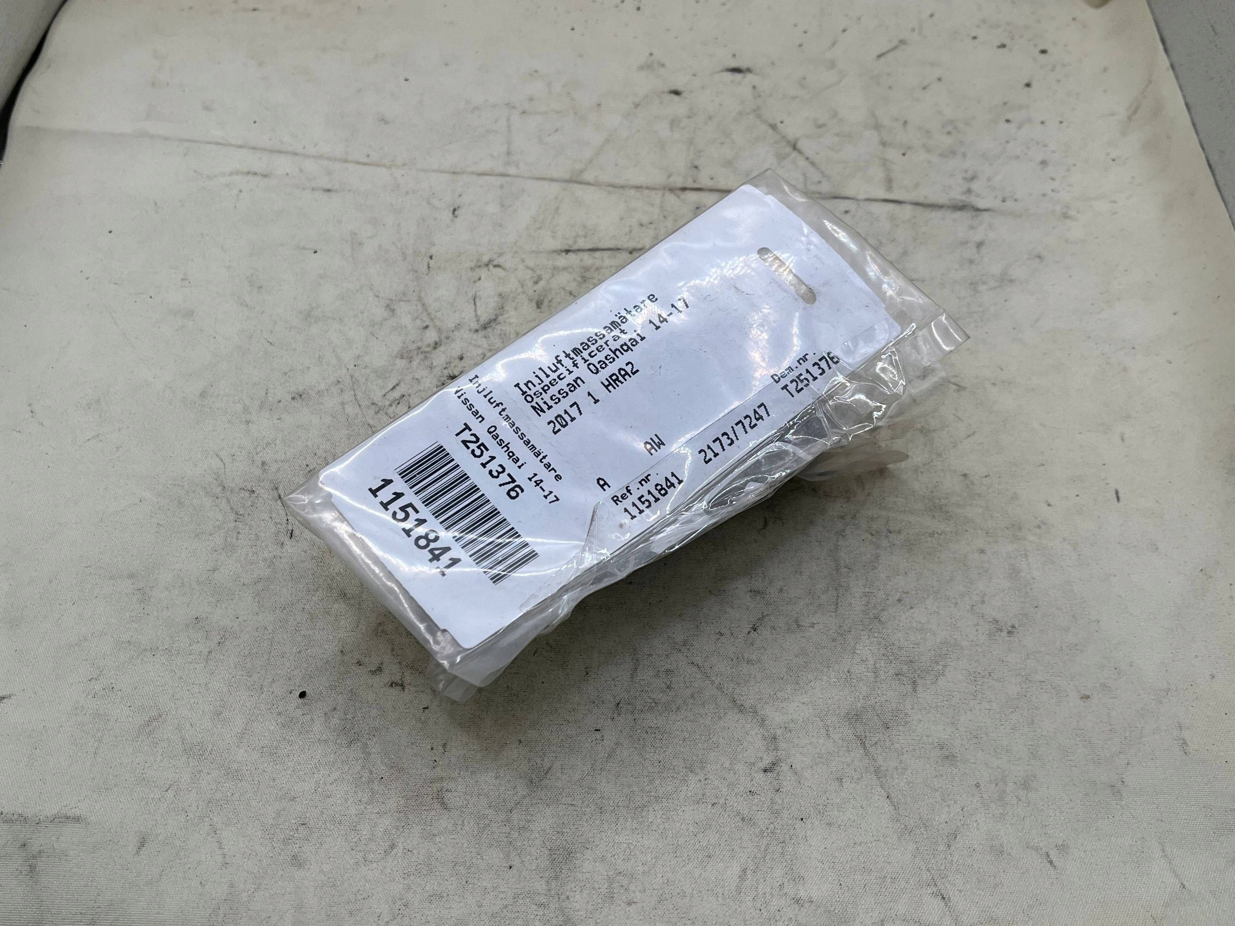 flow meter air NISSAN QASHQAI 2014 - 2017 !J