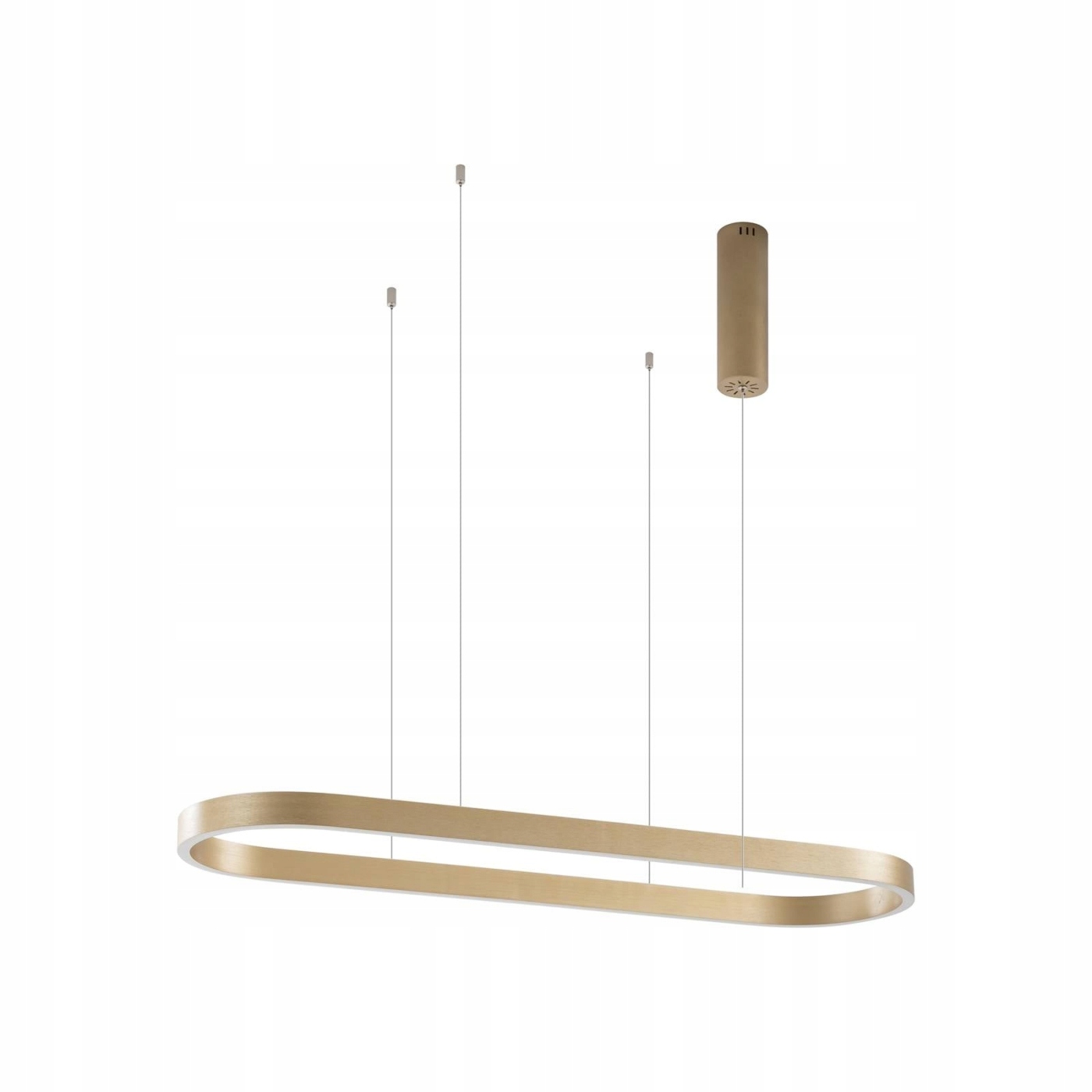 Lampa wisząca Lucande Smart Led Melinay, złota, Cct, Tuya