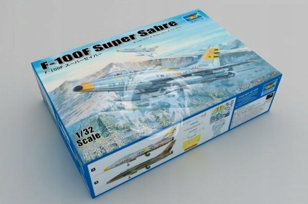 F-100F Sabre Trumpeter 02246 měřítko 1/32