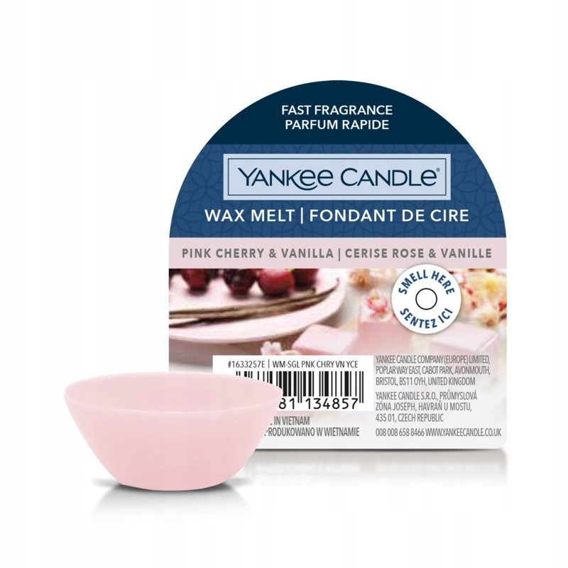 

Yankee Candle Pink Cherry & Vanilla wosk zapachowy
