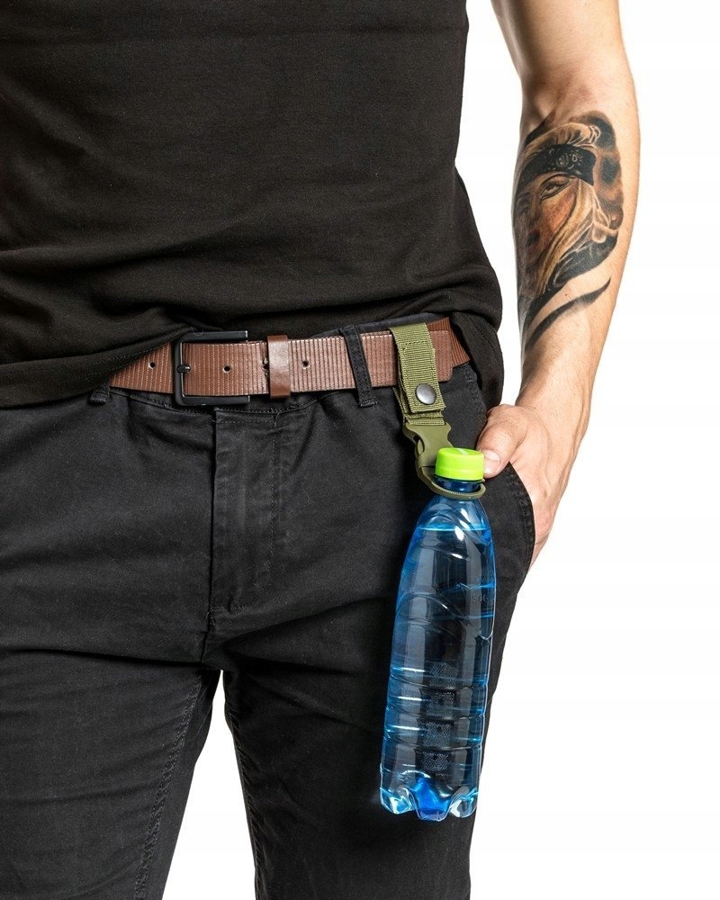 UCHWYT NA BUTELKĘ DO PASKA DLA TURYSTY - 2 SZT. Materiał dominujący inny materiał