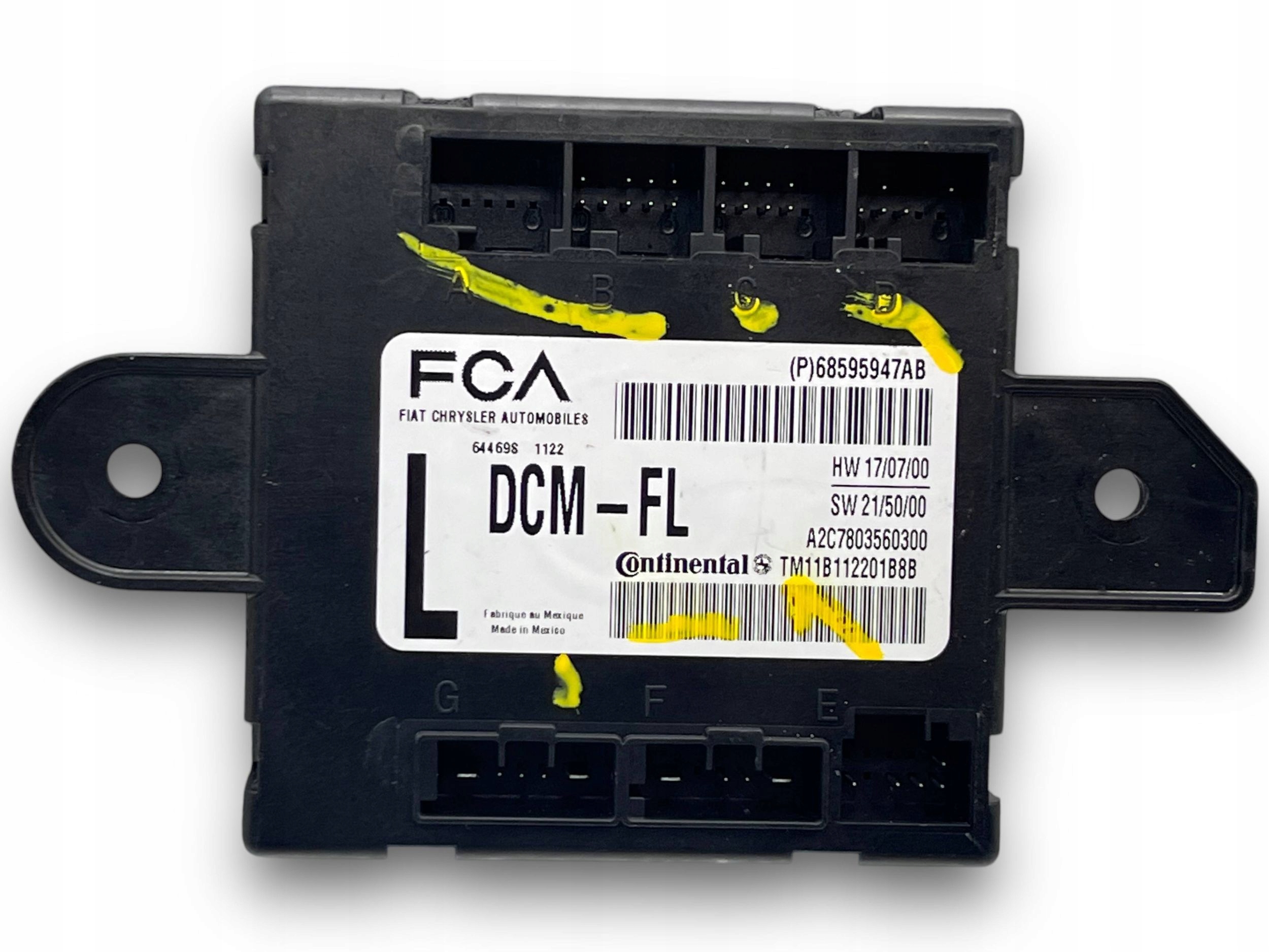 MASERATI control unit module door 68595947AB @M