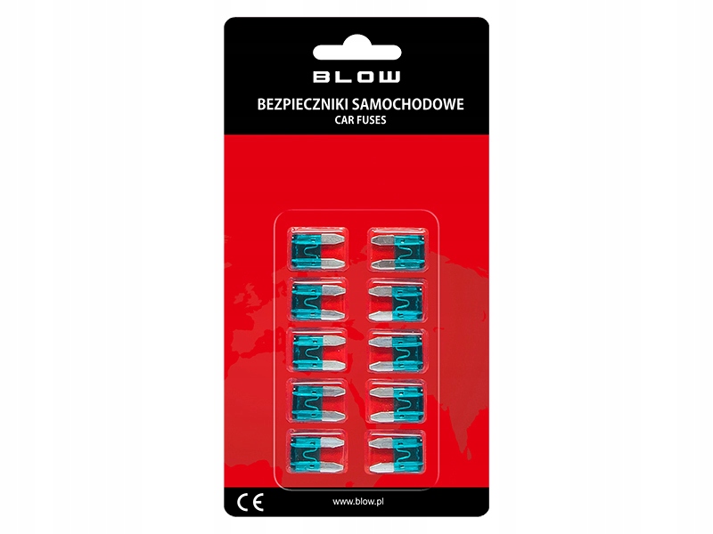 

Bezpieczniki samochodowe Mini 15A 10szt.