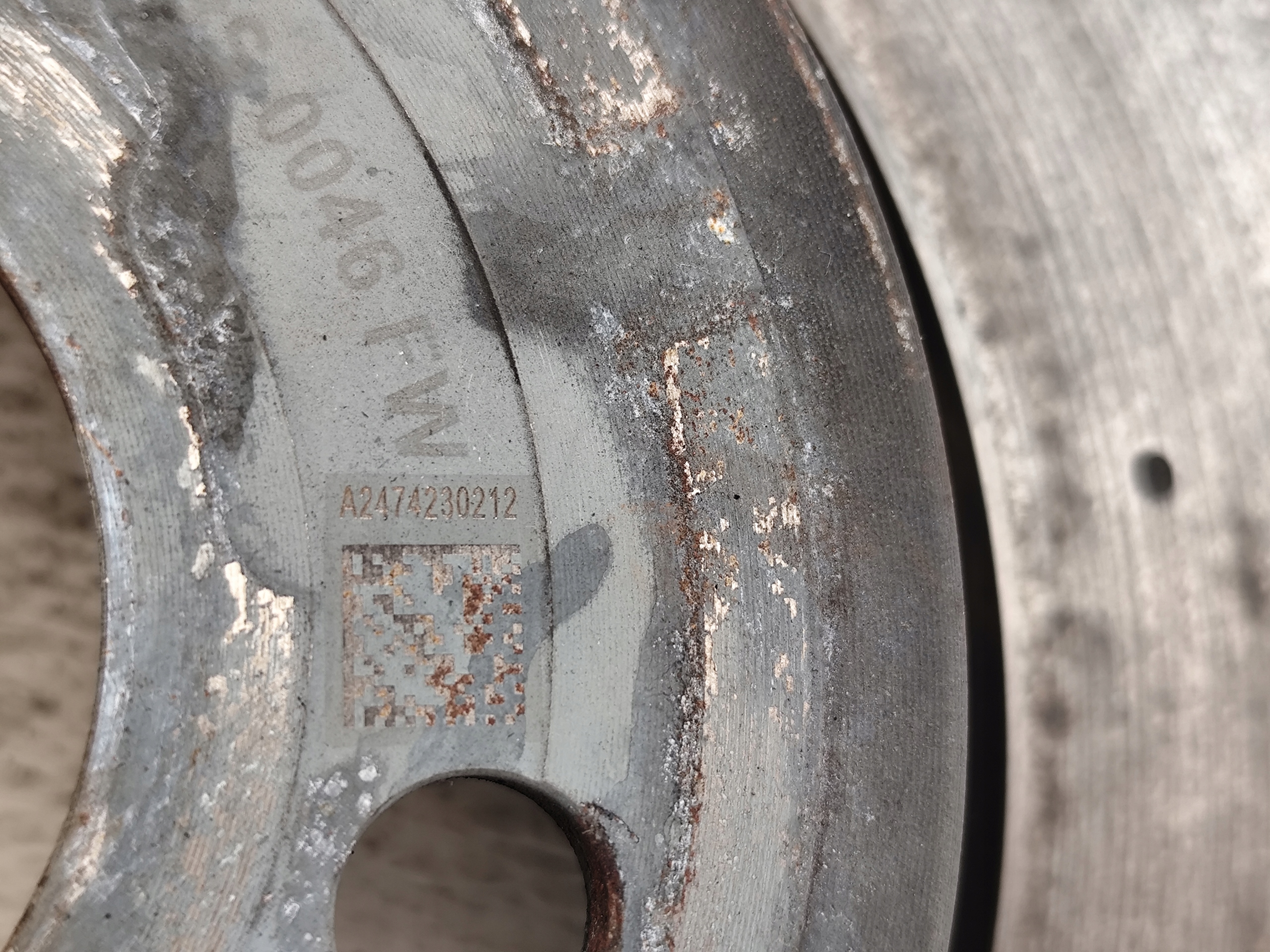MERCEDES W177 W247 ORYGINALNE kotuče brzdové plotýnky záď 295MM