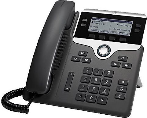 Cisco Cisco CP-7841-3PCC-K9=, VoIP telefon, 4line, 2x10/100/1000, displej,