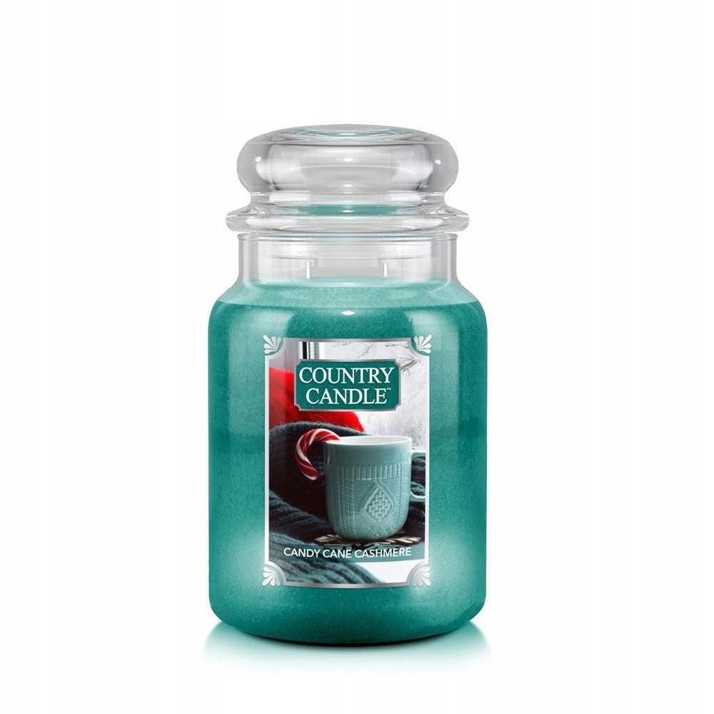 Vonná svíčka sójová Candy Cane Cashmere Country Candle 1 ks
