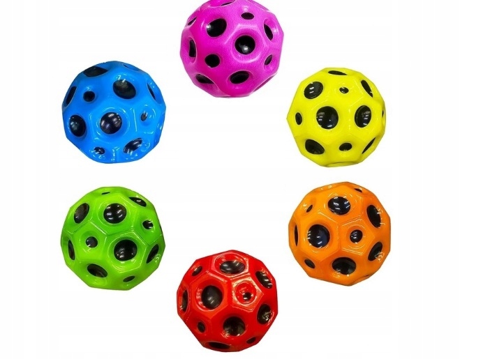 Astro Jump Ball rugalmas gumilabda 6 db