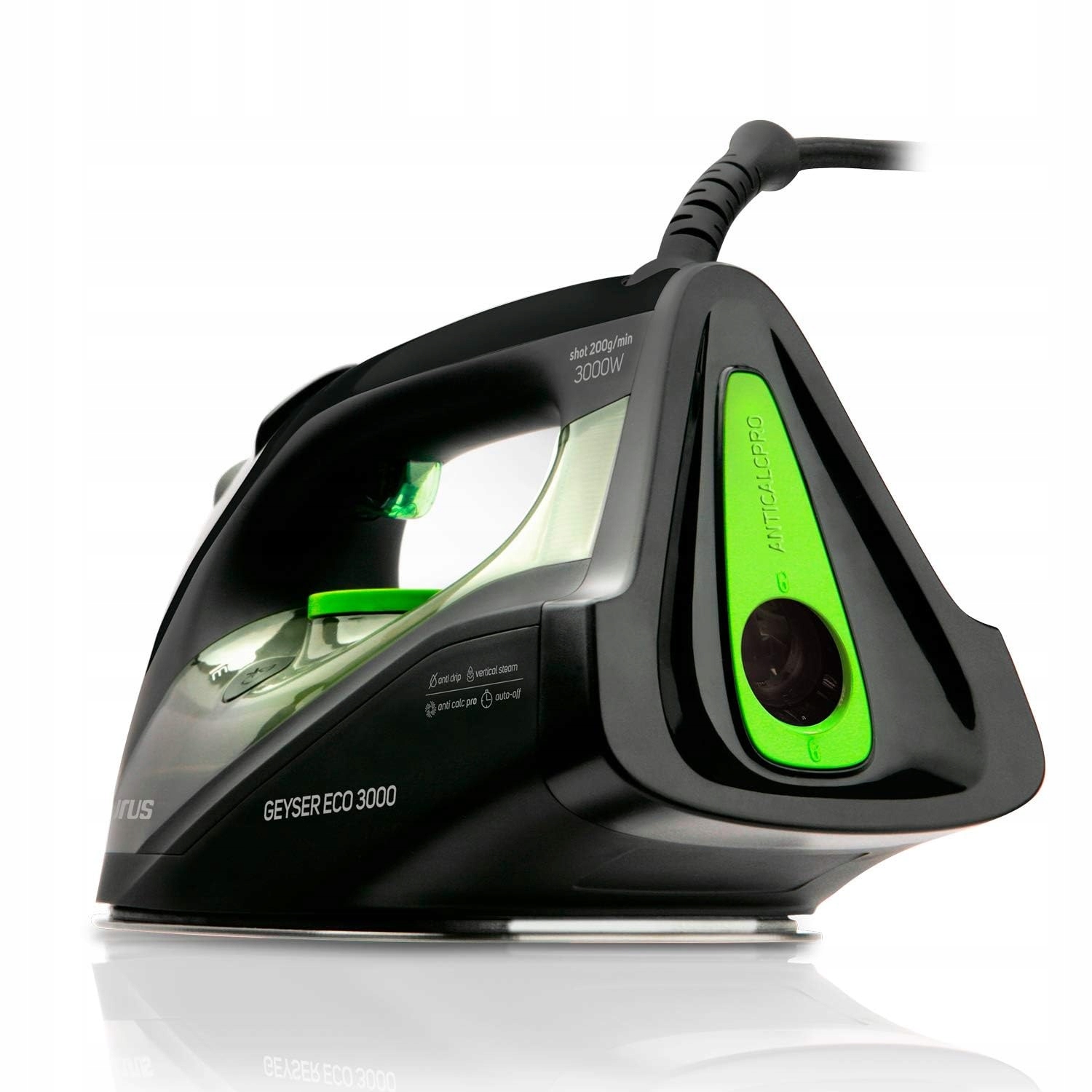 TAURUS Geyser Eco Żelazko Parowe 3000W Precyzyjna Końcówka — miniatura 2