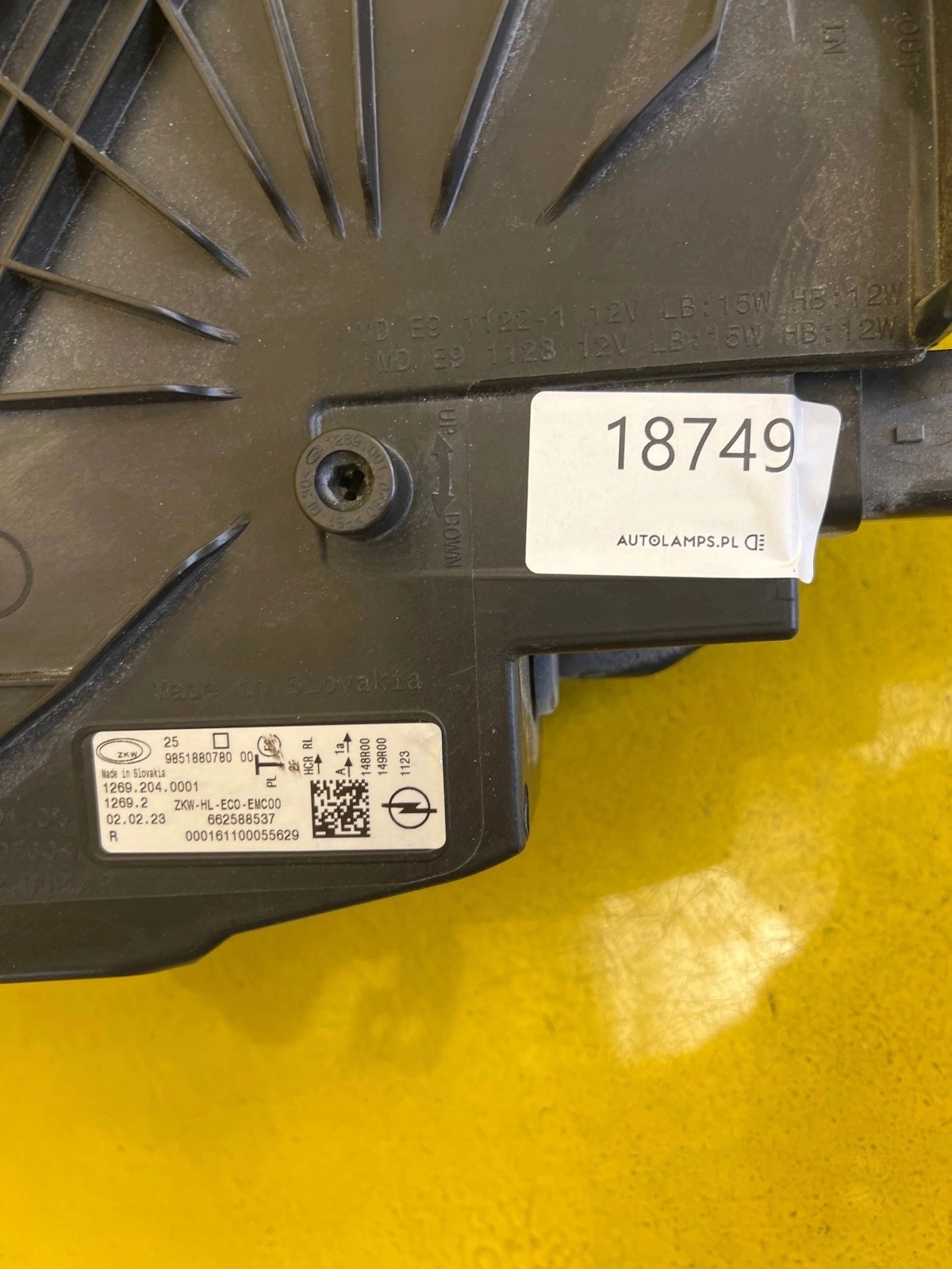 light right OPEL Astra L VI 6 FULL LED 20- 9851880780