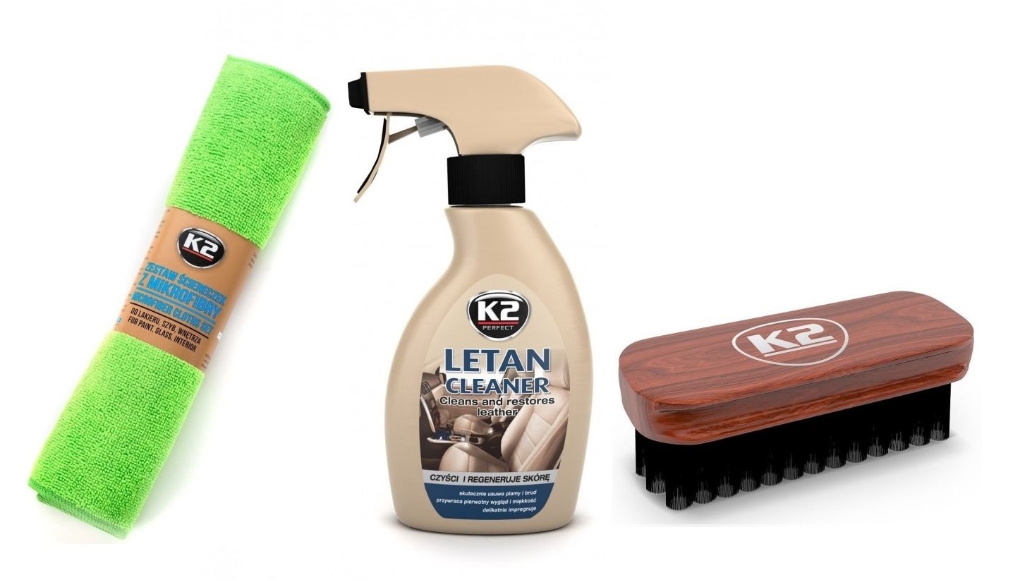 

K2 Letan 250ML Auron Zestaw Do Czyszczenia Skóry