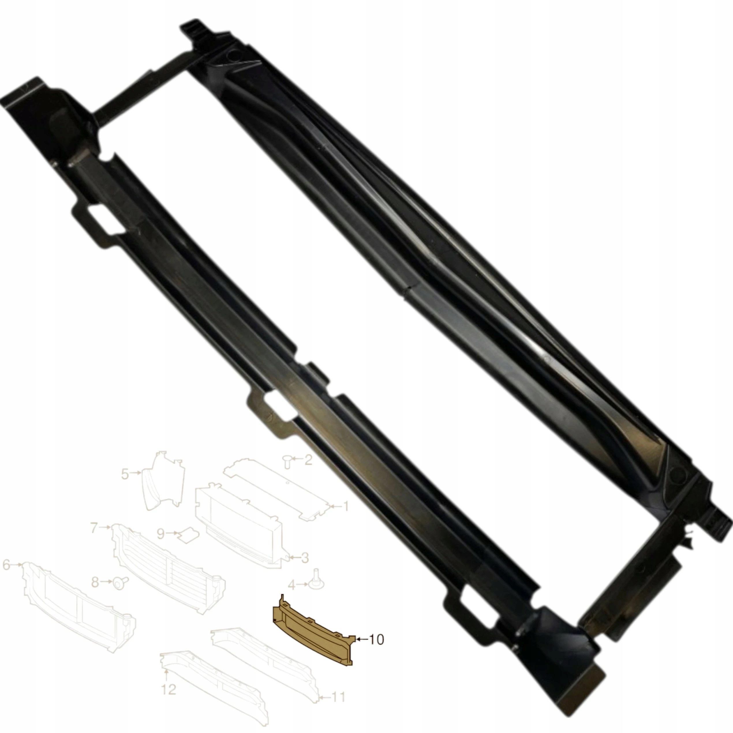 Volvo XC90 II 2015+ přívod vzduchu volant žaluzie 31383717