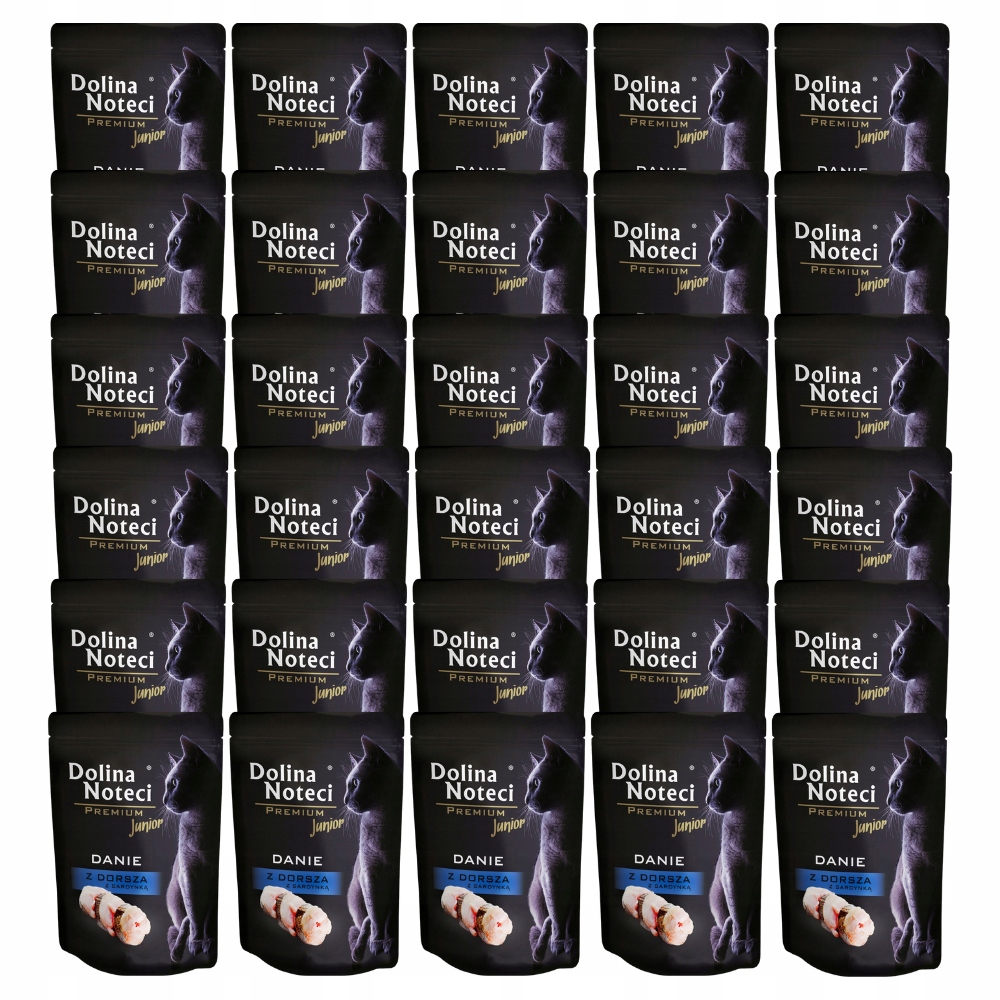 Dolina Noteci Premium Jídlo treska se sardinkou junior kočka 30X85g