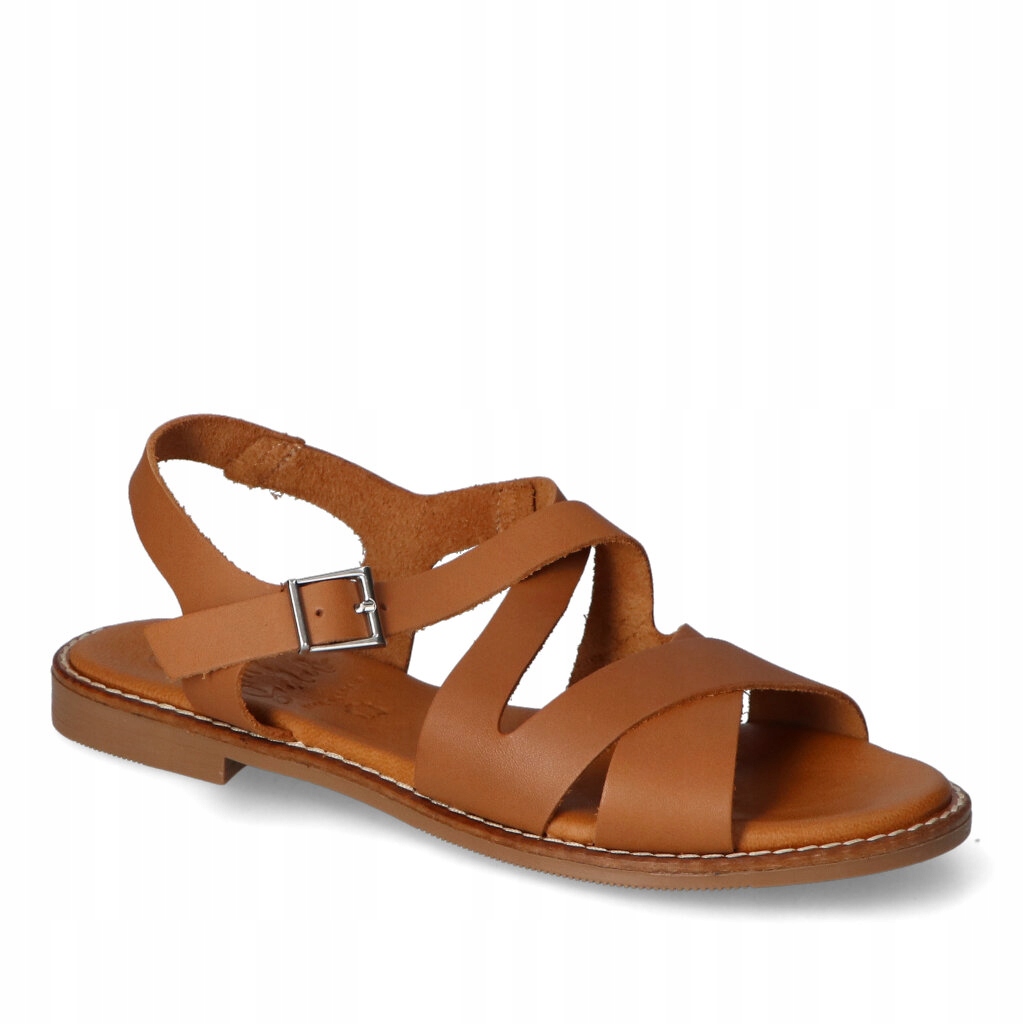 Dámské sandály Oh my Sandals Hnědé Lico Kožené 36