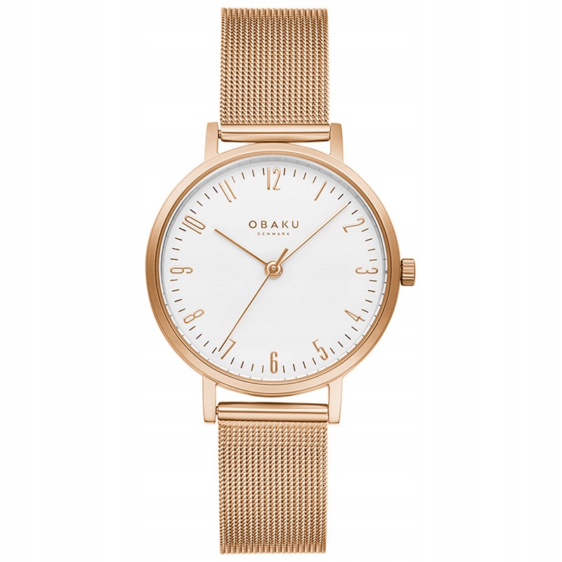 Dámské hodinky Obaku Denmark V248LXVIMV růžové zlato