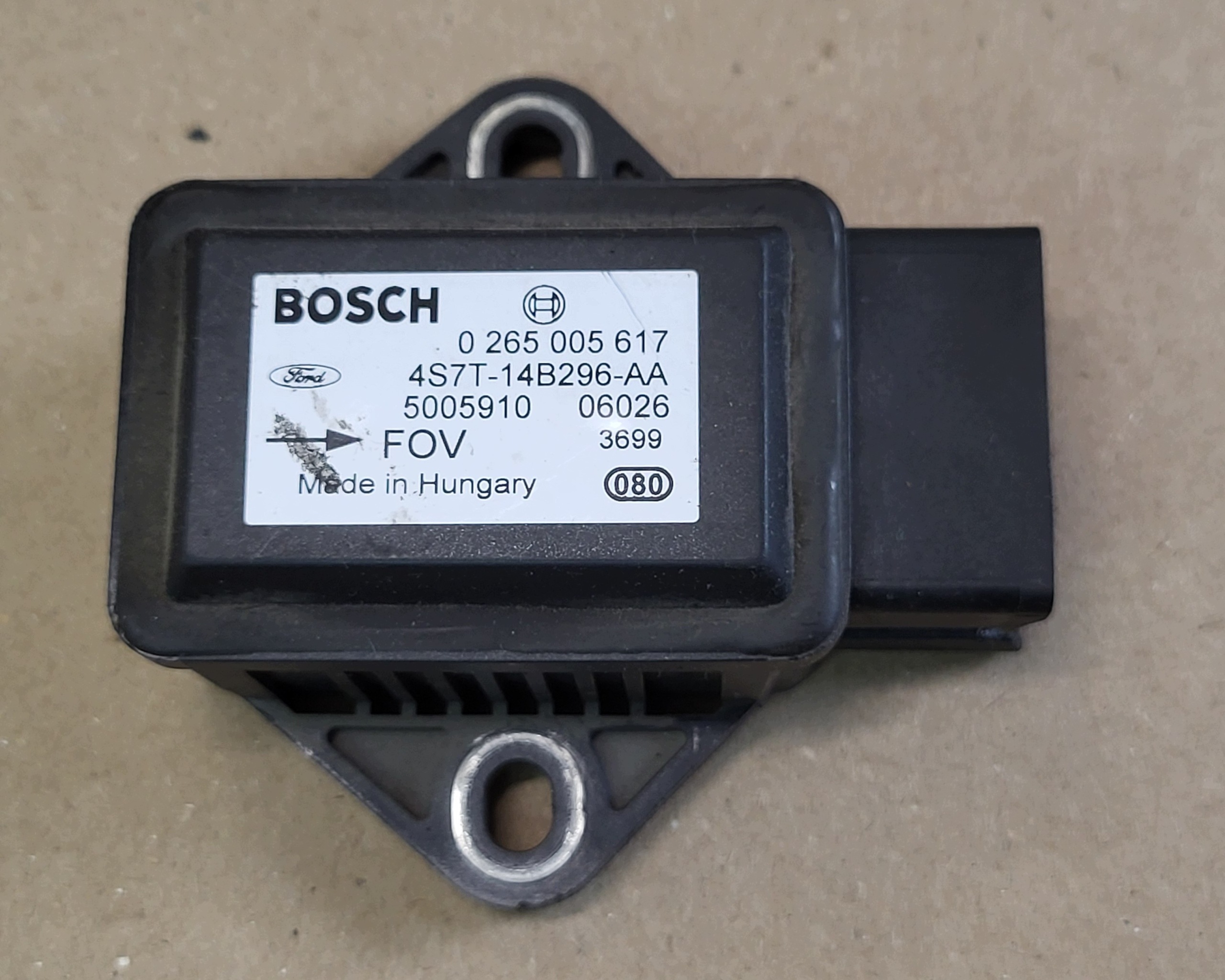 sensor SENSOR module PRZYSPIESZENIA ESP FORD MONDEO MK3 2.0 TDCI 0265005617