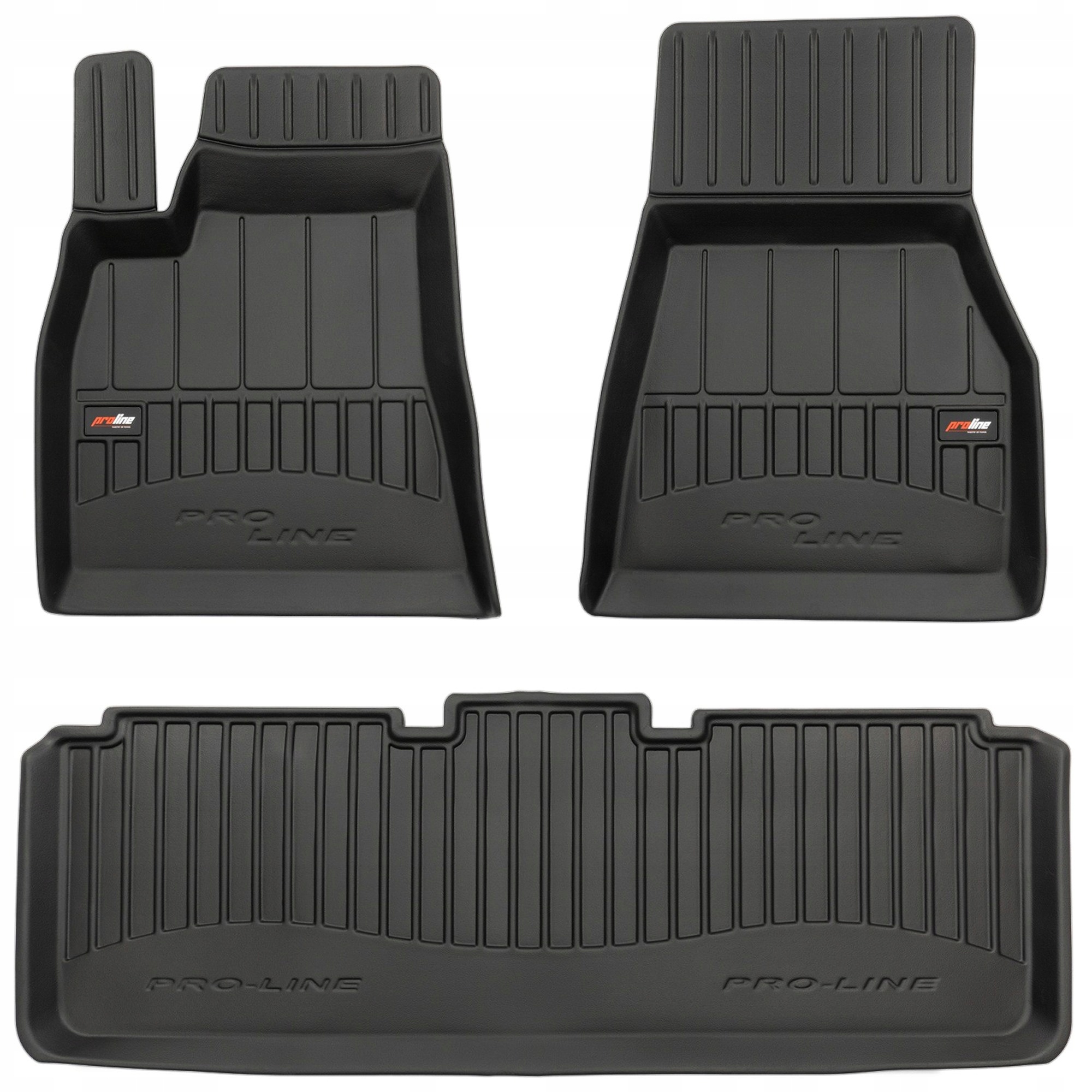 3D gumové rohože Tesla Model S 2012-2021
