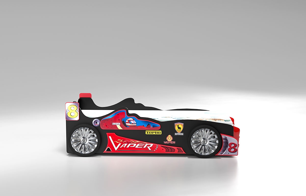 Łóżeczko samochód Vaper Typ łóżko pojedyncze