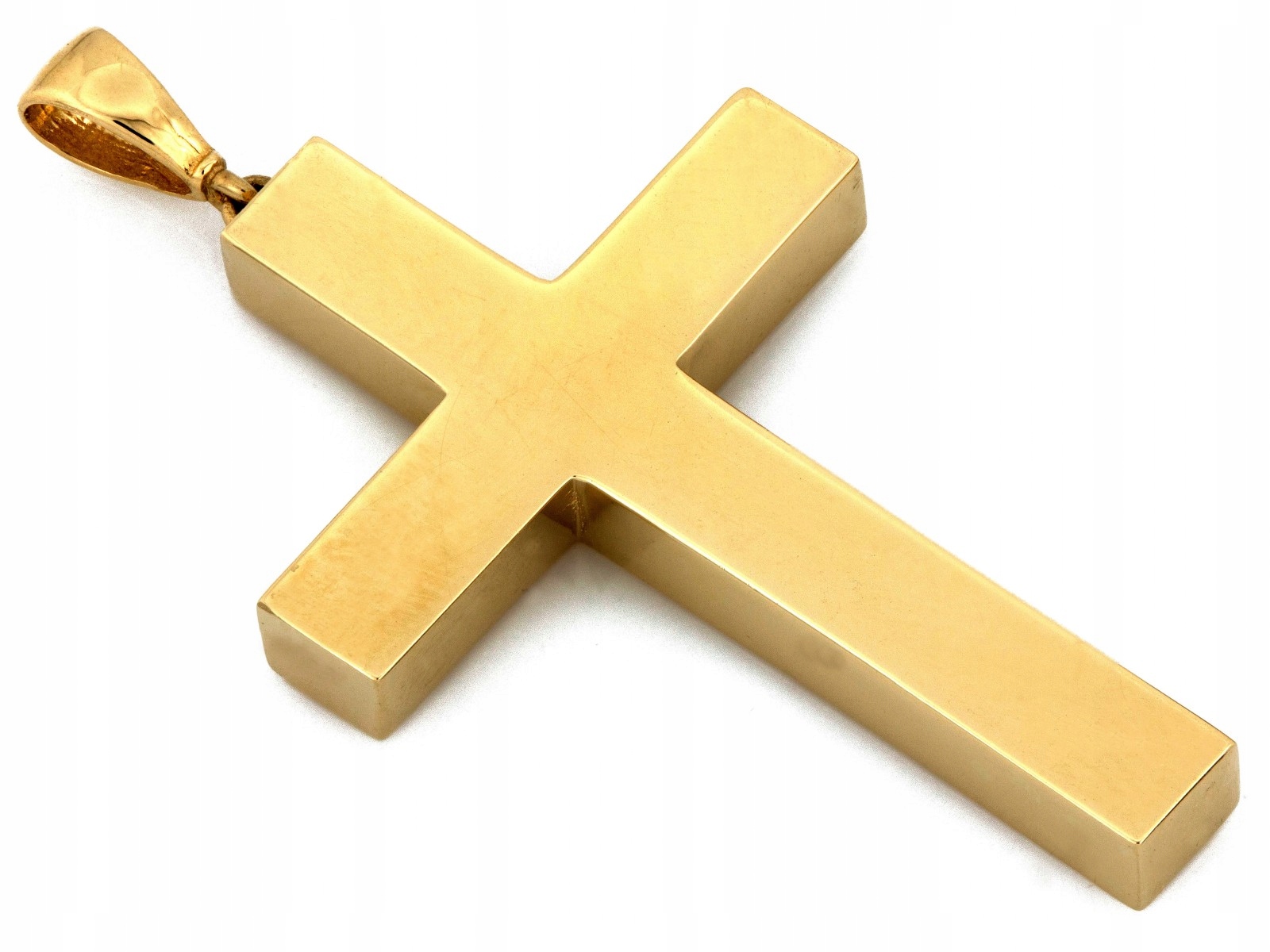 Zlatý přívěsek křížek 585 14k 2.77g bez vyobrazení na křtiny přijímání