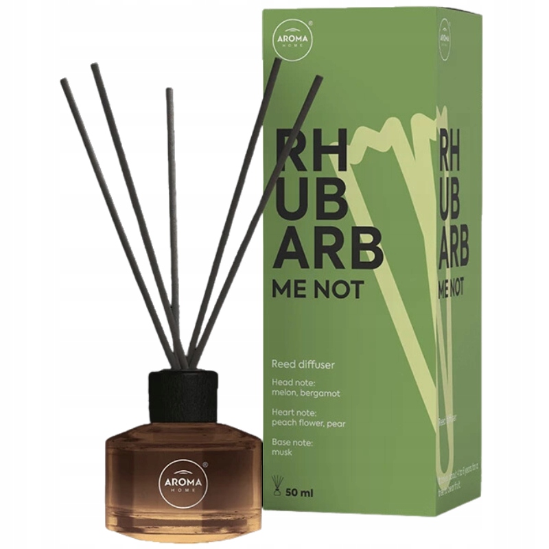 DYFUZOR ZAPACHOWY AROMA PATYCZKI ZAPACHOWE MODERN FRUTIS 50ML RHUBARB