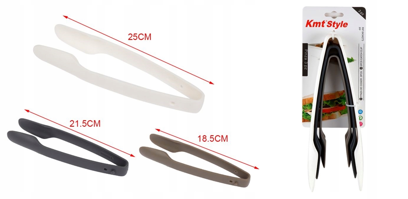 

Szczypce Kuchenne Łapki Do Sałatek Pieczywa 3szt