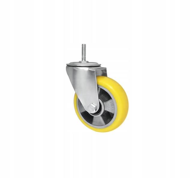 Hliníkovo-polyuretanové kolo s trnem fi125