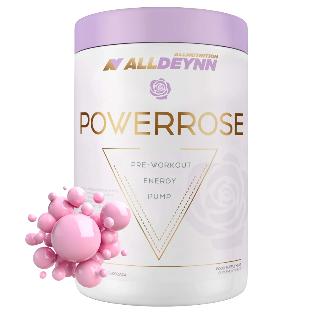 Alldeynn Powerrose 450 g příchuť žvýkačka preworkout