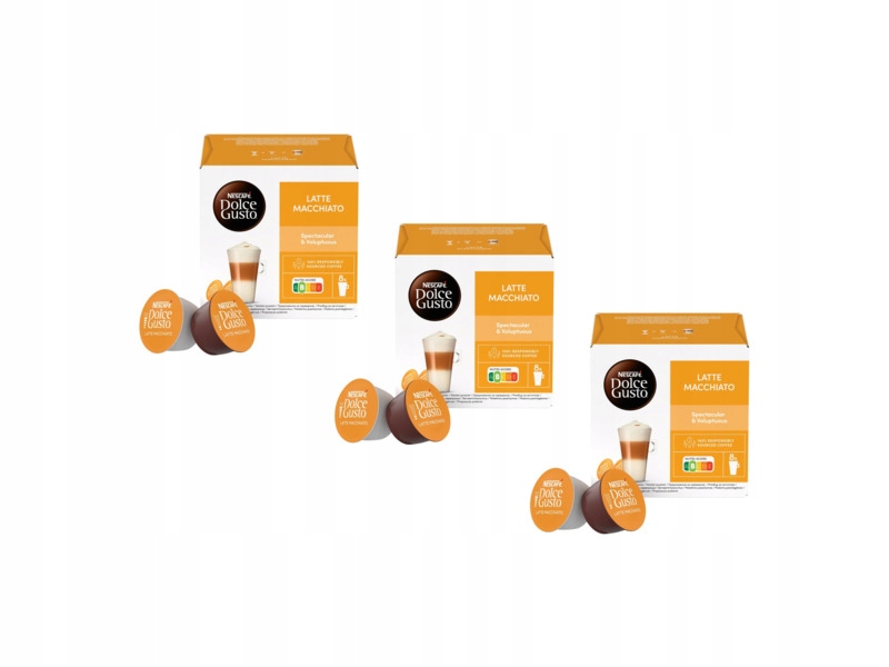 Kapsułki Nescafe Dolce Gusto Latte Macchiato 3x 8szt