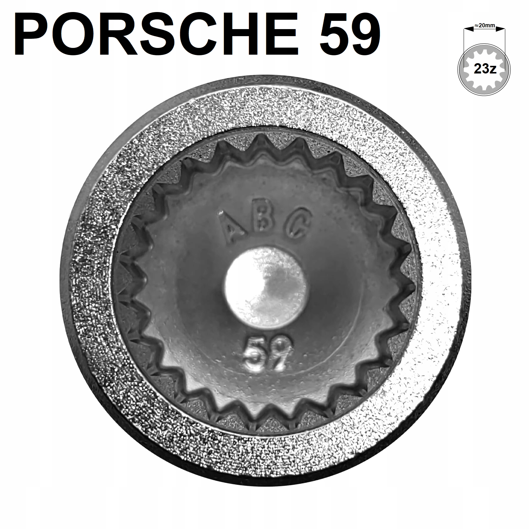 Nástavec Zlodějka Adaptér Pro Zabezpečení Šroubů Kol Porsche Vw Touareg Typ: 59