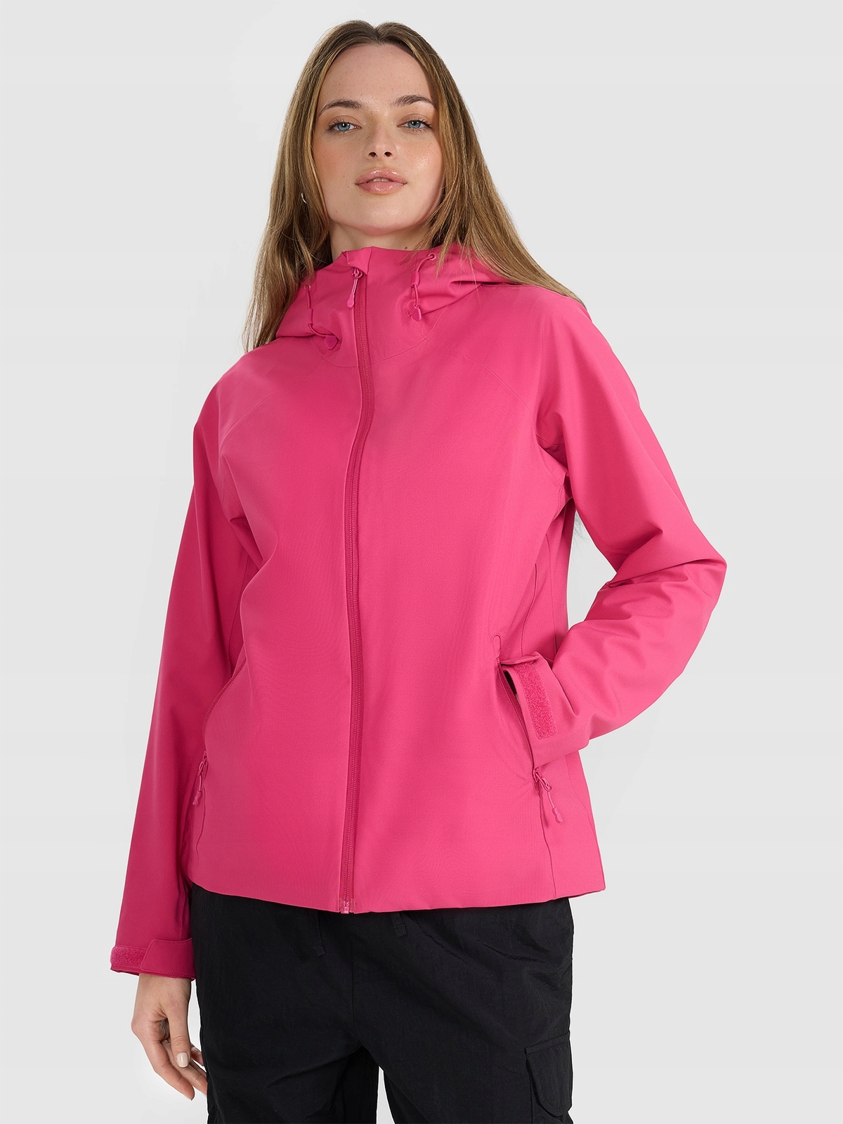 4F Dámská přechodová bunda Růžová M