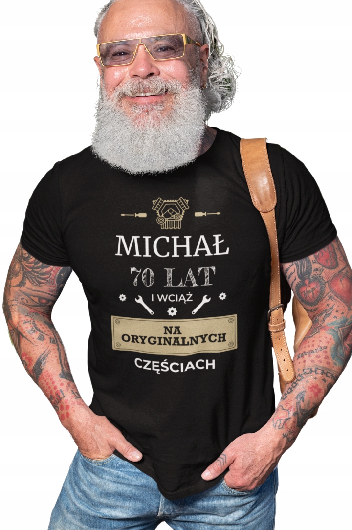 KOSZULKA MĘSKA URODZINY 16-99 PODAJ IMIĘ WIEK