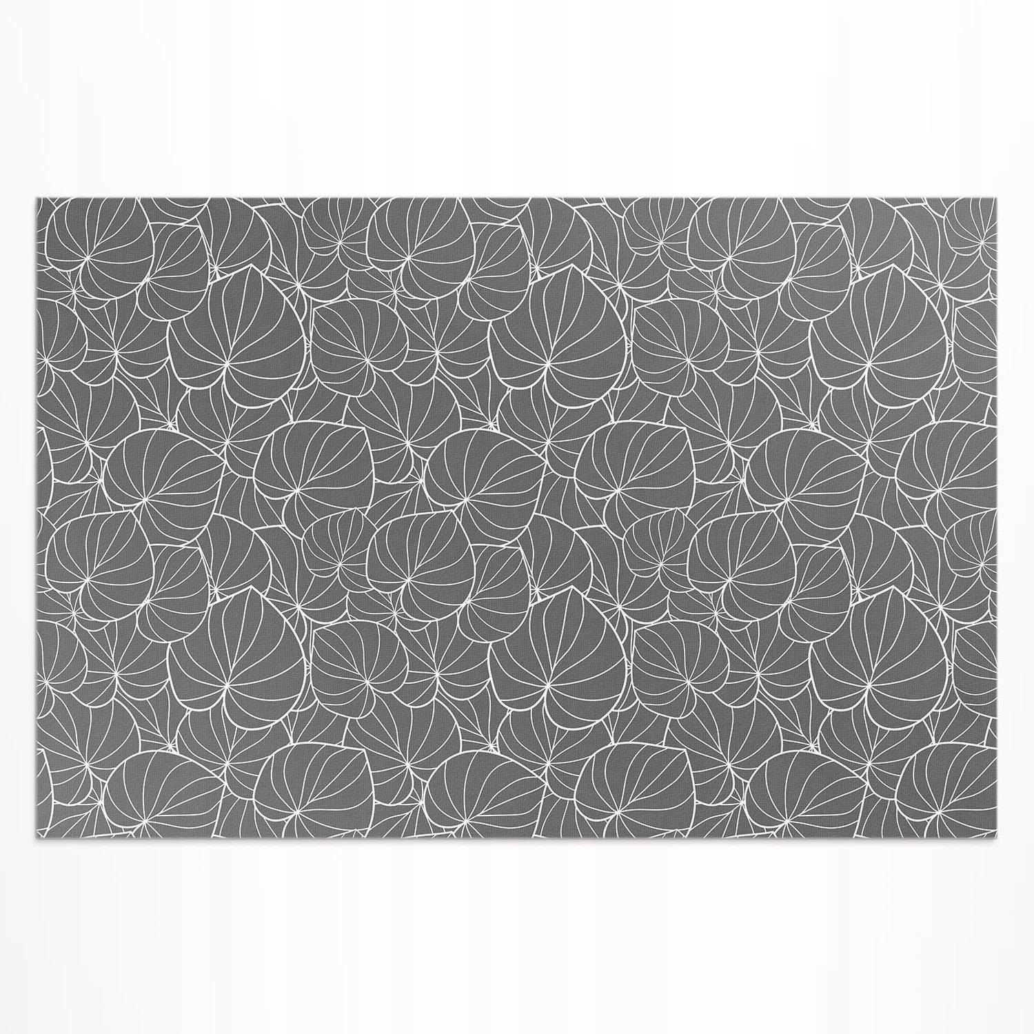 Ozdobný balkónový vinylový koberec Lineárne listy boho dizajn 150 x 100 cm