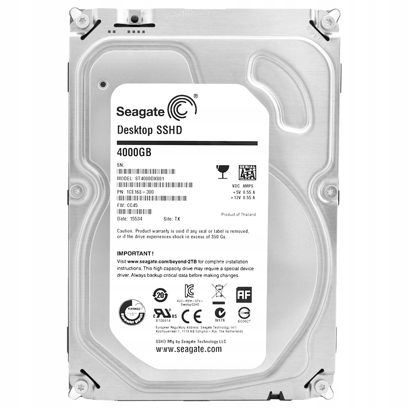 Dysk Seagate 4tb 3,5'' w Dyski HDD SATA III - Dyski i
