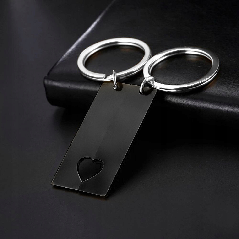 PREZENT NA WALENTYNKI DWA BRELOCZKI GRAWER WZORY Model Walentynki