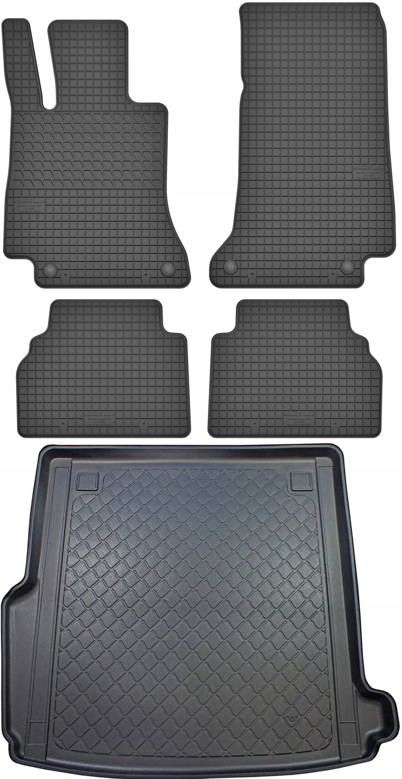 Mercedes E-Klasa W213 Kombi 2016 Koberce s rohožou