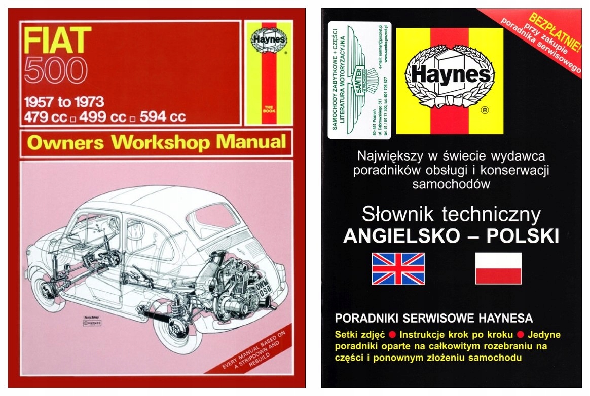 Fiat 500 (1957-1973) - руководство по ремонту Haynes