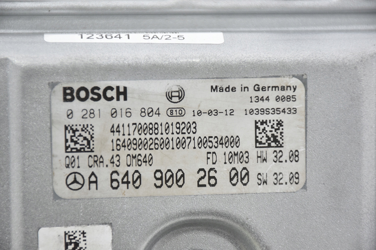 computer * control unit MERCEDES 0281016804 A6409002600