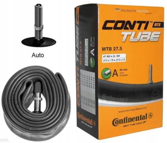 

Dętka Mtb Continental 27.5x1.75-2.5 wentyl Auto