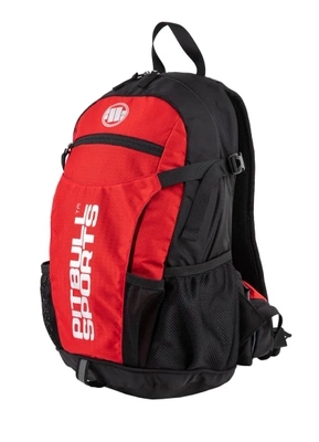 Batoh Pit Bull Sports na kolo, černo červený