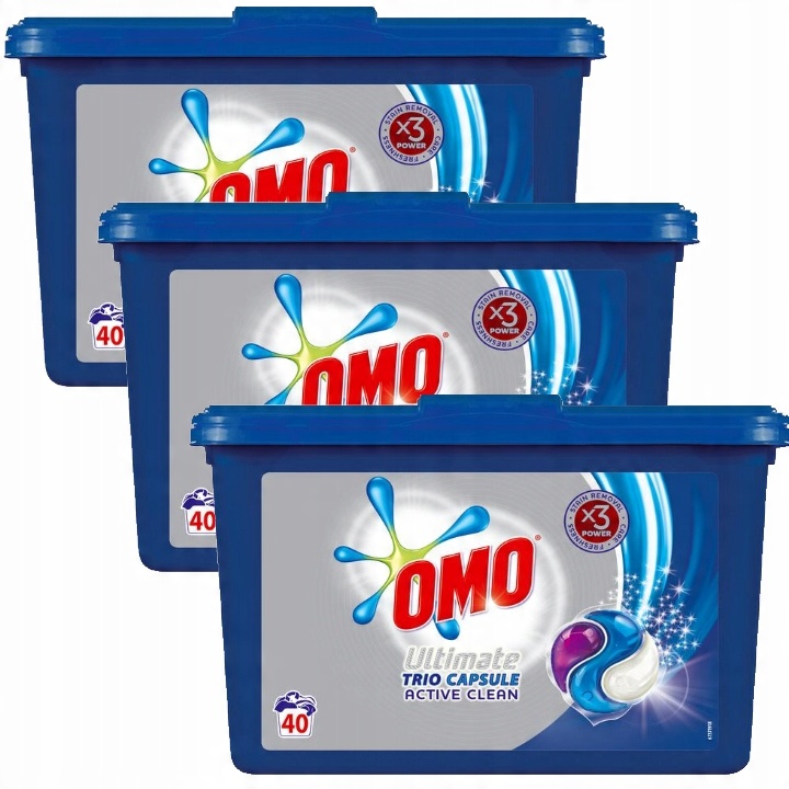 

Omo Kapsułki do Prania Active Clean Caps 120 prań
