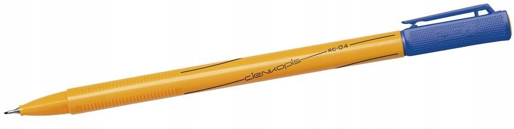 CIENKOPIS RYSTOR RC-04 BŁĘKIT PARYSKI 0.4MM FIBROWA KOŃCÓWKA KREŚLARSKI