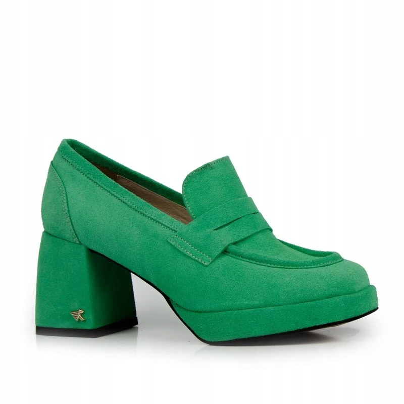 Karino 4670 Mokasíny Semišová Kůže Zelené 37