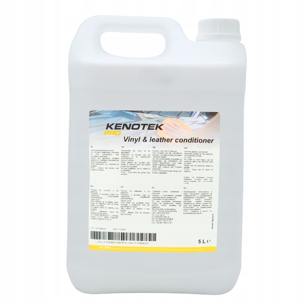 Kenotek Vinyl&leather 5L – tekutina na plasty a kokpit kože