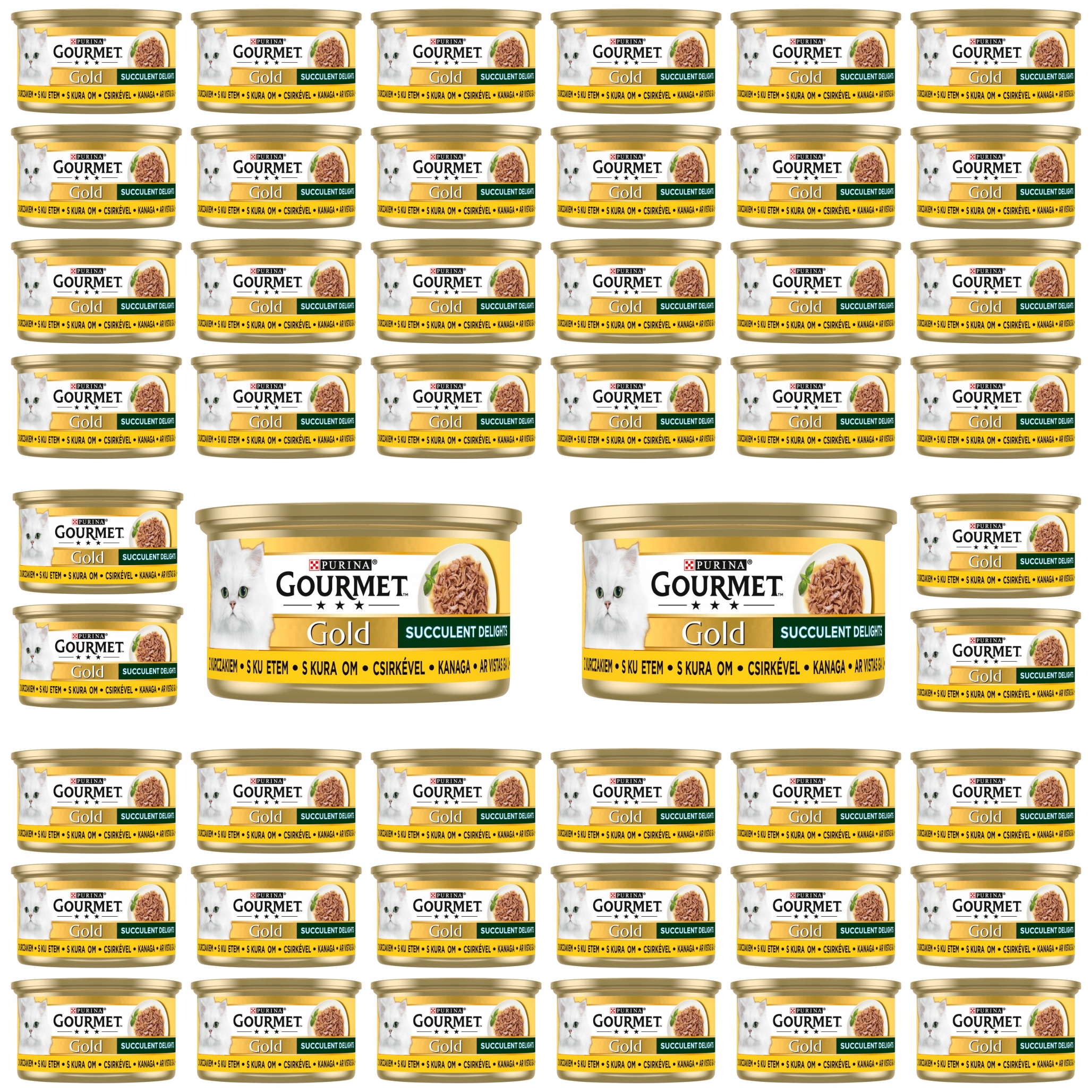 Karma mokra Gourmet Gold Delights kurczak 48x85g