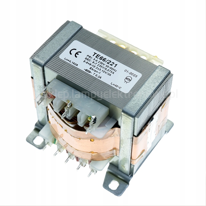 Síťový transformátor pro lampové systémy TE66/221
