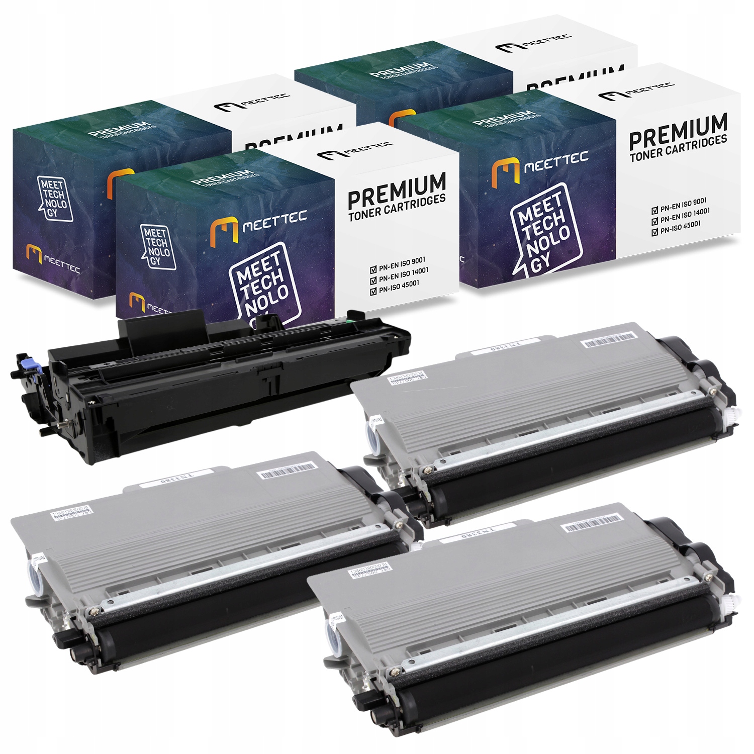 

Zestaw 3 xToner TN3380 Bęben DR3300 do Brother