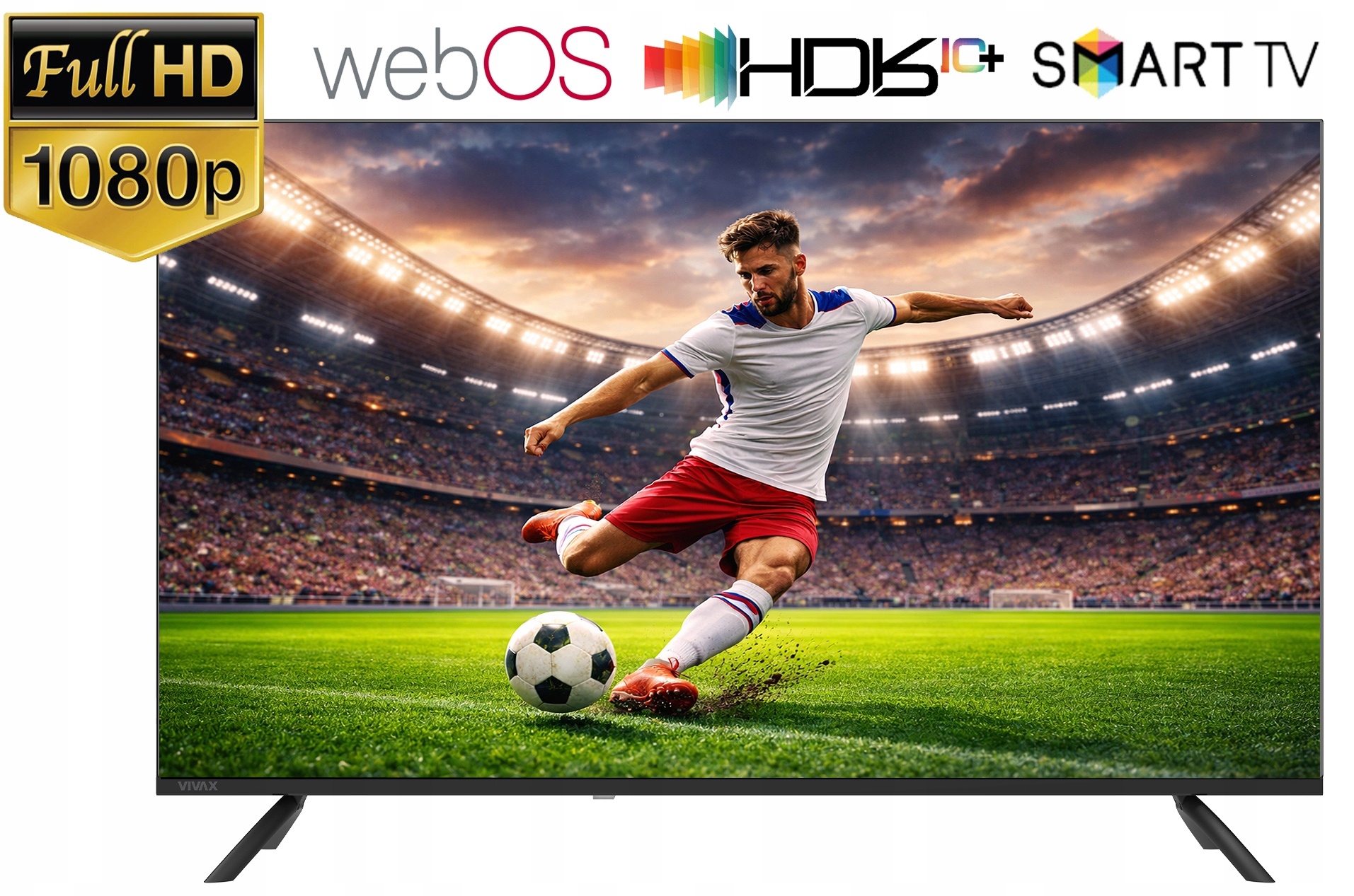 Telewizor Smart Tv Led 43" Vivax 43LE110WO WebOS FullHD DVBT2 Hdr Bluetooth